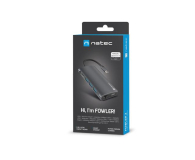 Natec FOWLER 2 V2 USB-C 8W1 HUB ->USB 3.0 3X, HDMI 4K, USB-C, RJ45 - 1470240 - zdjęcie 2
